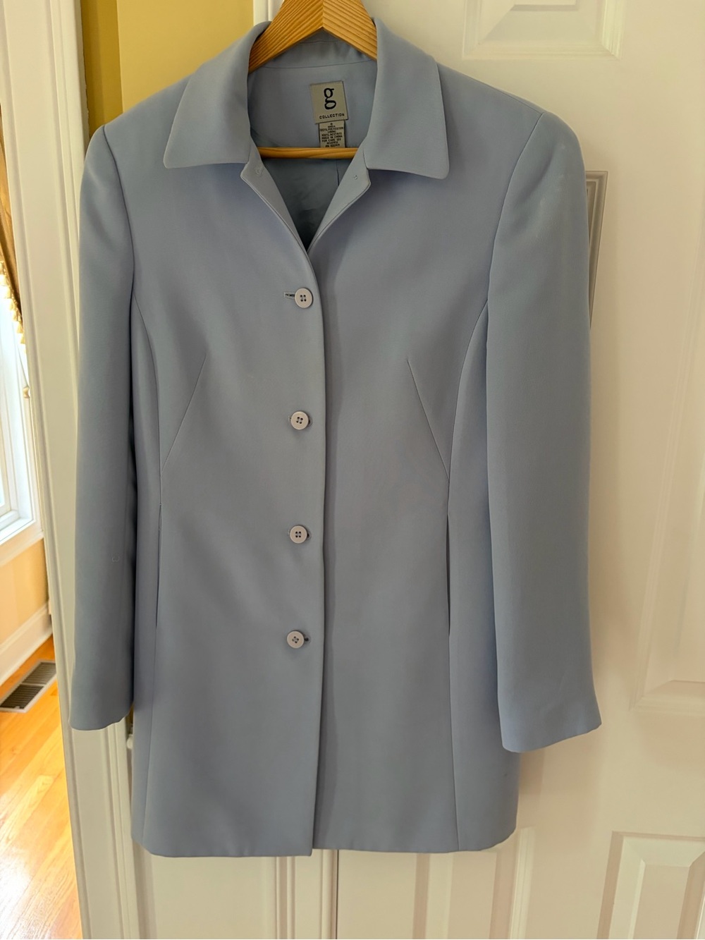 G Collection Light Blue Women's Coat - size 8